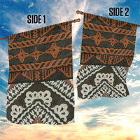 Bula Fiji Tapa Garden Flag Fijian Masi Vintage Vibes - Polynesian Pride