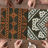 Bula Fiji Tapa Puzzle Fijian Masi Vintage Vibes - Polynesian Pride