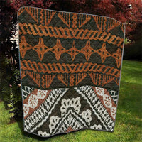 Bula Fiji Tapa Quilt Fijian Masi Vintage Vibes - Polynesian Pride