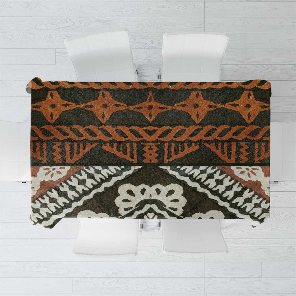 Bula Fiji Tapa Tablecloth Fijian Masi Vintage Vibes - Polynesian Pride