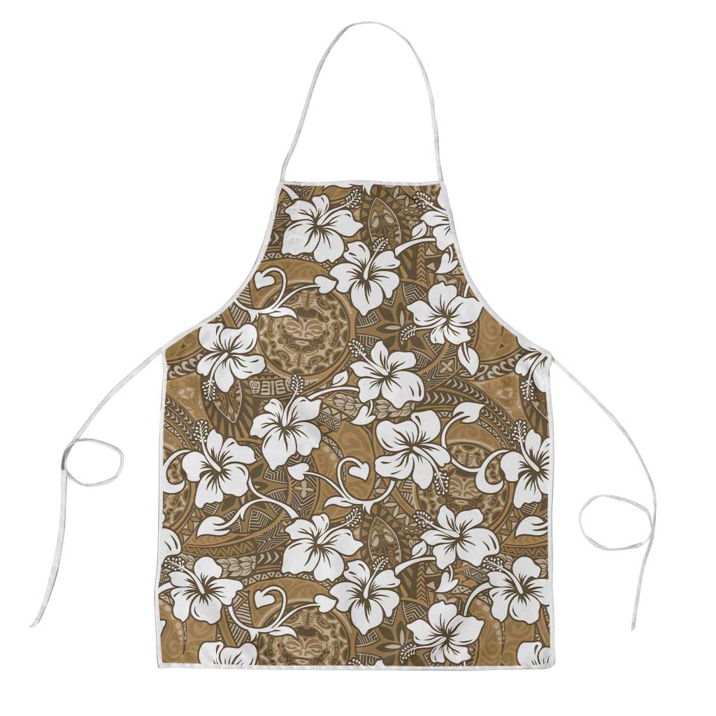 Kuvui Bula Fiji Apron Fijian Tapa Seamless Hibiscus - Polynesian Pride