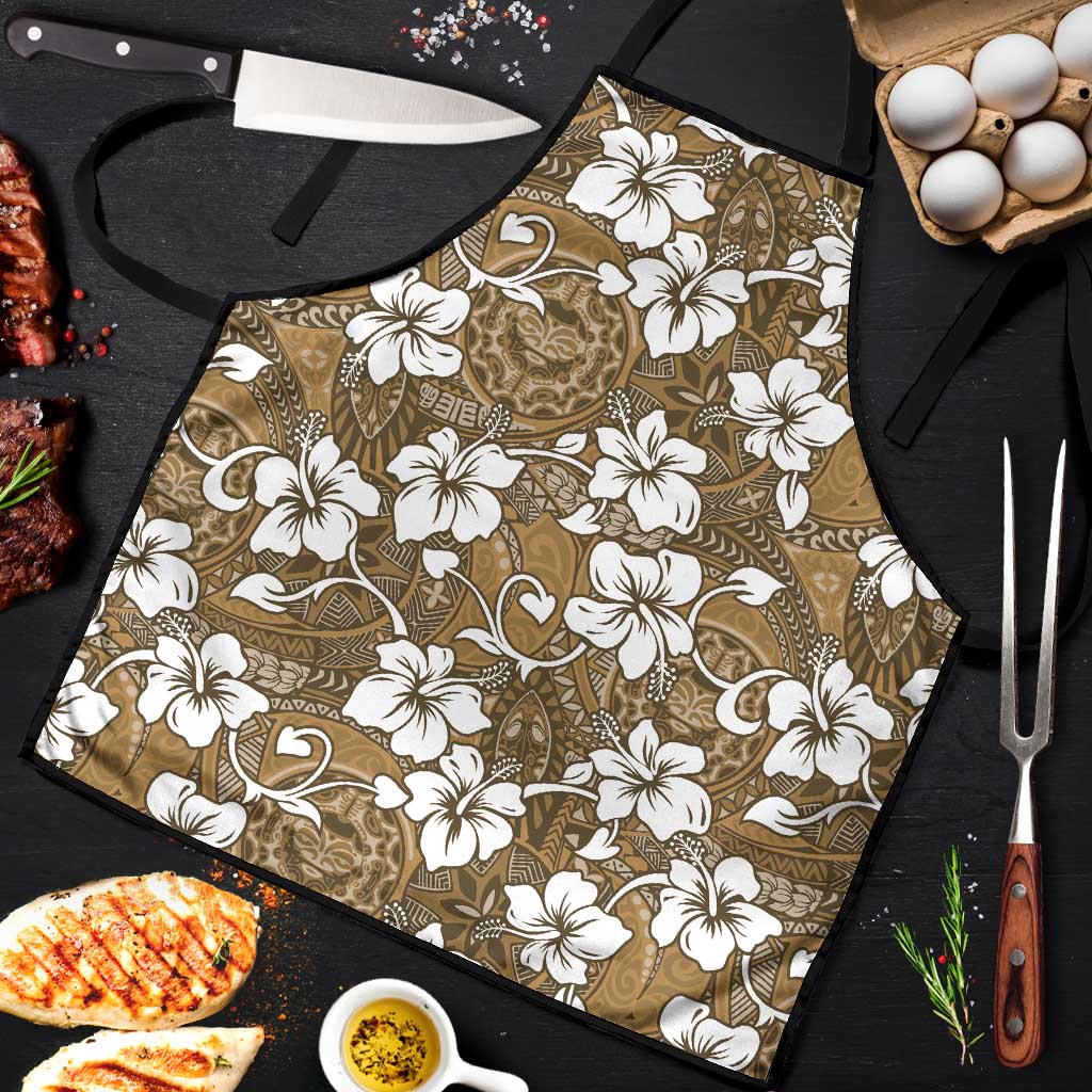 Kuvui Bula Fiji Apron Fijian Tapa Seamless Hibiscus - Polynesian Pride