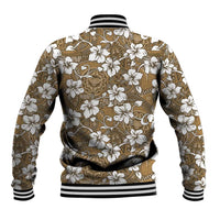 Kuvui Bula Fiji Baseball Jacket Fijian Tapa Seamless Hibiscus - Polynesian Pride