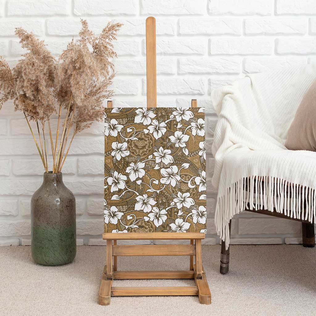 Kuvui Bula Fiji Canvas Wall Art Fijian Tapa Seamless Hibiscus - Polynesian Pride