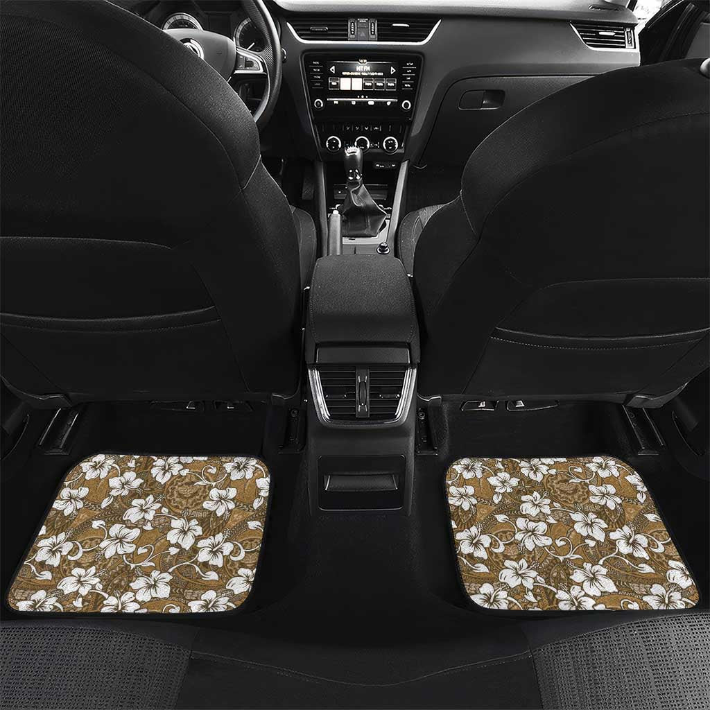 Kuvui Bula Fiji Car Mats Fijian Tapa Seamless Hibiscus - Polynesian Pride