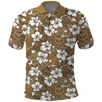 Kuvui Bula Fiji Polo Shirt Fijian Tapa Seamless Hibiscus - Polynesian Pride