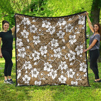 Kuvui Bula Fiji Quilt Fijian Tapa Seamless Hibiscus - Polynesian Pride