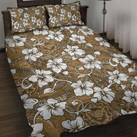 Kuvui Bula Fiji Quilt Bed Set Fijian Tapa Seamless Hibiscus - Polynesian Pride