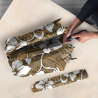 Kuvui Bula Fiji Umbrella Fijian Tapa Seamless Hibiscus - Polynesian Pride