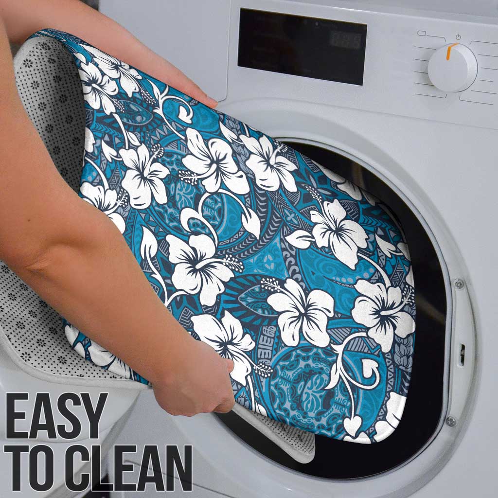 Karakarawa Bula Fiji Bathroom Set Fijian Tapa Seamless Hibiscus - Polynesian Pride