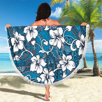Karakarawa Bula Fiji Beach Blanket Fijian Tapa Seamless Hibiscus - Polynesian Pride