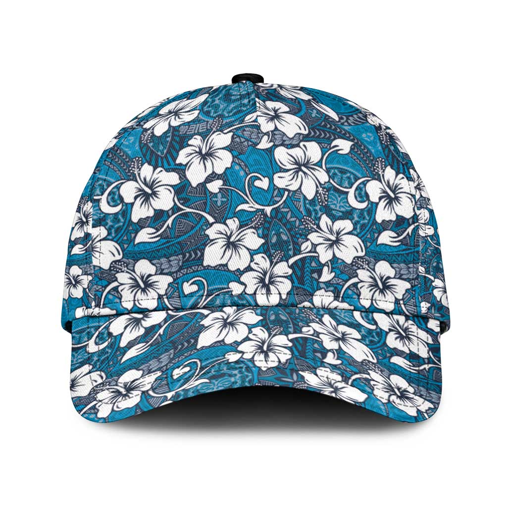 Karakarawa Bula Fiji Classic Cap Fijian Tapa Seamless Hibiscus - Polynesian Pride