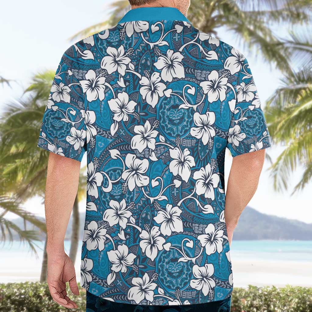 Karakarawa Bula Fiji Hawaiian Shirt Fijian Tapa Seamless Hibiscus - Polynesian Pride