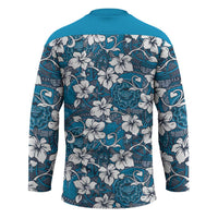 Karakarawa Bula Fiji Hockey Jersey Fijian Tapa Seamless Hibiscus - Polynesian Pride