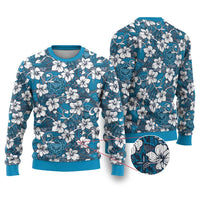 Karakarawa Bula Fiji Ugly Christmas Sweater Fijian Tapa Seamless Hibiscus - Polynesian Pride