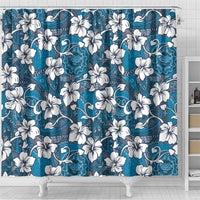 Karakarawa Bula Fiji Shower Curtain Fijian Tapa Seamless Hibiscus - Polynesian Pride