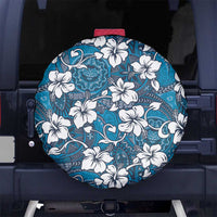 Karakarawa Bula Fiji Spare Tire Cover Fijian Tapa Seamless Hibiscus - Polynesian Pride