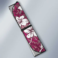 Piqi Bula Fiji Auto Sun Shade Fijian Tapa Seamless Hibiscus - Polynesian Pride