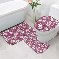 Piqi Bula Fiji Bathroom Set Fijian Tapa Seamless Hibiscus - Polynesian Pride