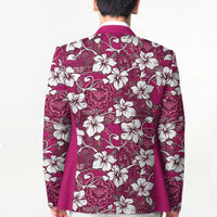 Piqi Bula Fiji Blazer Fijian Tapa Seamless Hibiscus - Polynesian Pride