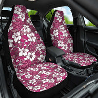 Piqi Bula Fiji Car Seat Cover Fijian Tapa Seamless Hibiscus - Polynesian Pride