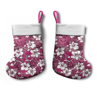 Piqi Bula Fiji Christmas Stocking Fijian Tapa Seamless Hibiscus - Polynesian Pride
