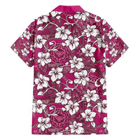 Piqi Bula Fiji Family Matching Puletasi and Hawaiian Shirt Fijian Tapa Seamless Hibiscus - Polynesian Pride
