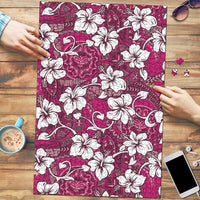 Piqi Bula Fiji Puzzle Fijian Tapa Seamless Hibiscus - Polynesian Pride