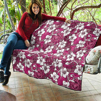 Piqi Bula Fiji Quilt Fijian Tapa Seamless Hibiscus - Polynesian Pride