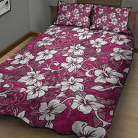 Piqi Bula Fiji Quilt Bed Set Fijian Tapa Seamless Hibiscus - Polynesian Pride