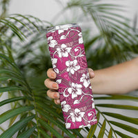 Piqi Bula Fiji Skinny Tumbler Fijian Tapa Seamless Hibiscus - Polynesian Pride