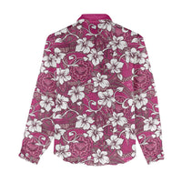 Piqi Bula Fiji Women Casual Shirt Fijian Tapa Seamless Hibiscus - Polynesian Pride