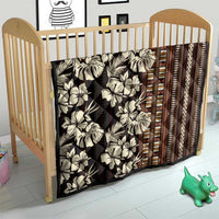 Bula Fiji Masi Quilt Tapa Tropical Hibiscus Half Stylized - Polynesian Pride