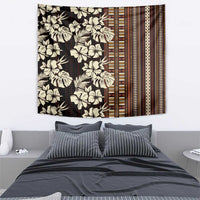 Bula Fiji Masi Tapestry Tapa Tropical Hibiscus Half Stylized - Polynesian Pride
