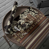 Bula Fiji Masi Wrapping Paper Tapa Tropical Hibiscus Half Stylized - Polynesian Pride