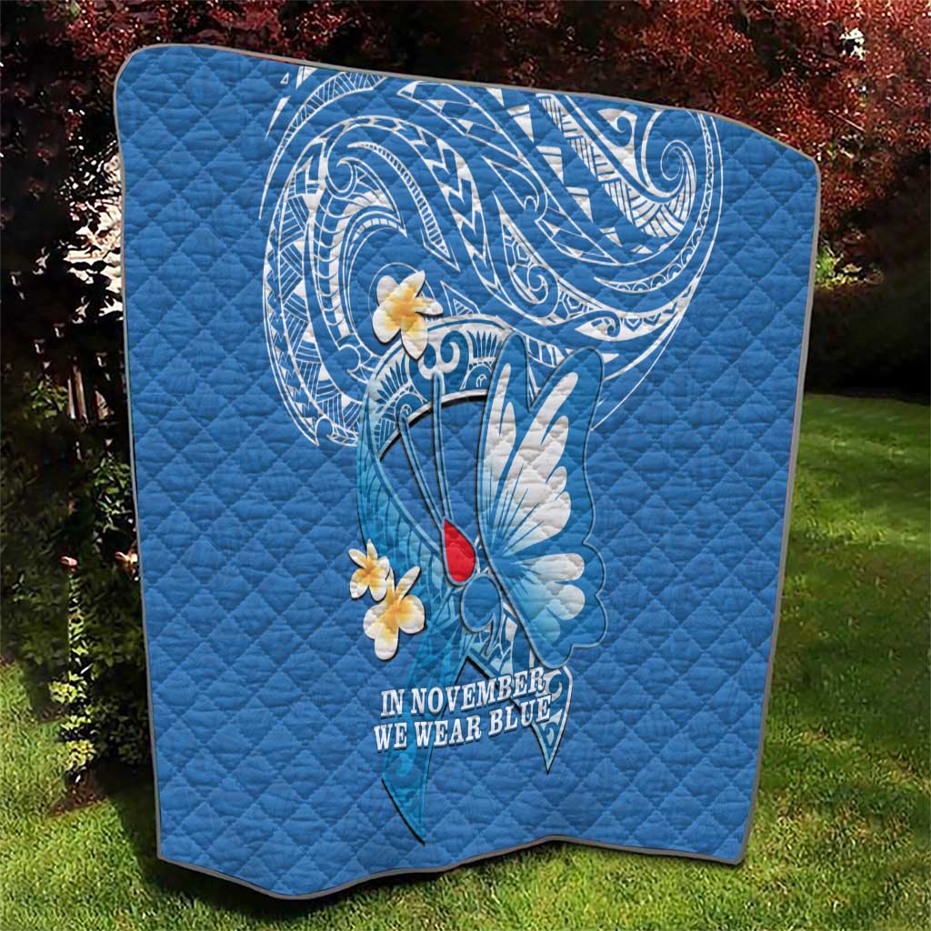 Polynesia Diabetes Awareness Month Quilt In November We Wear Blue