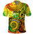 Halo Vanuatu Polo Shirt Sand Drawing Turtle Polynesian Tropical Flowers LT14 Reggae - Polynesian Pride