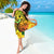 Halo Vanuatu Sarong Sand Drawing Turtle Polynesian Tropical Flowers LT14 - Polynesian Pride