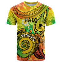 Halo Vanuatu T Shirt Sand Drawing Turtle Polynesian Tropical Flowers LT14 Reggae - Polynesian Pride