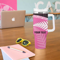 Personalised Aotearoa Cricket Tumbler With Handle Go White Silver Fern