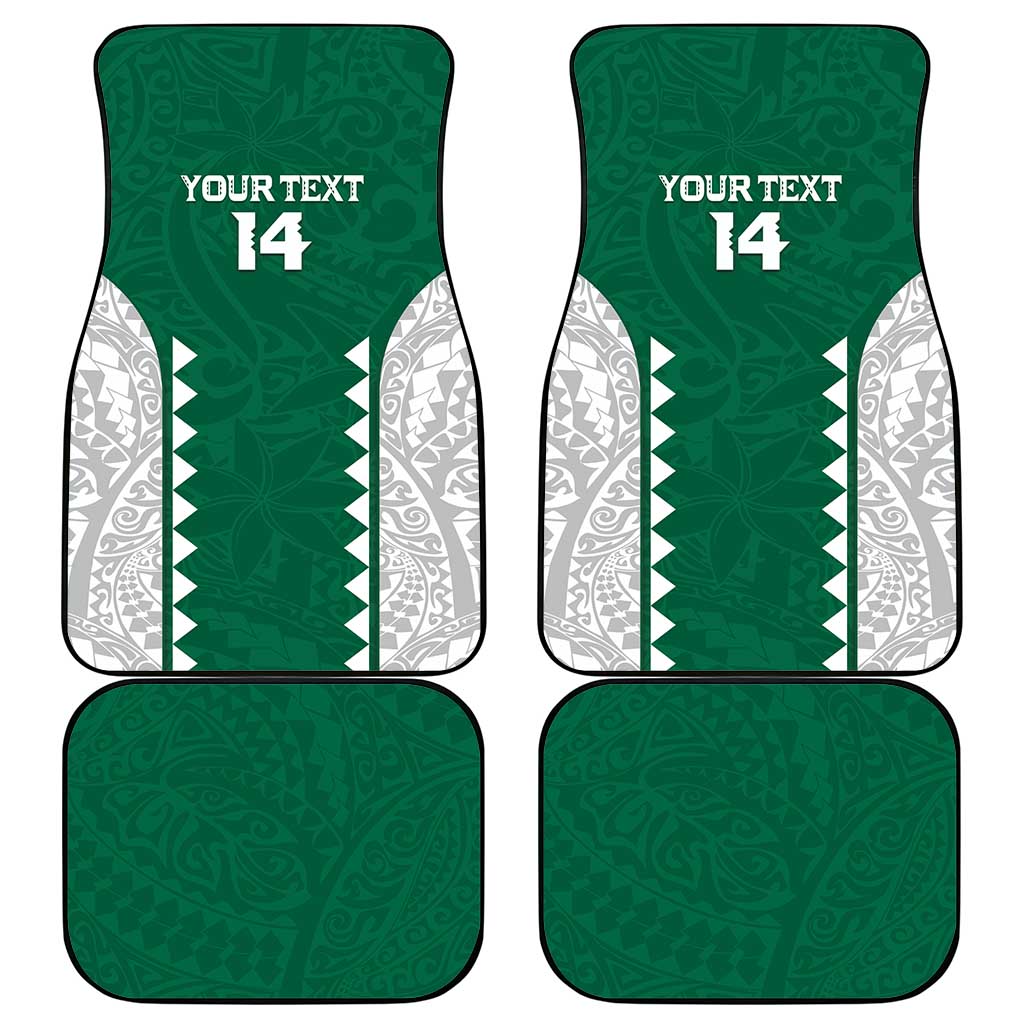 Custom Hawaii Volleyball Car Mats Hawaiian Kakau Pattern