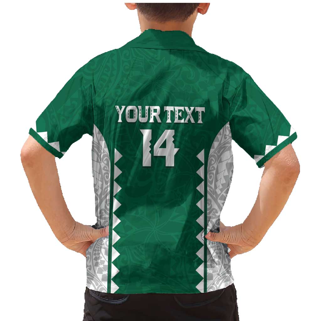 Custom Hawaii Volleyball Family Matching Mermaid Dress and Hawaiian Shirt Hawaiian Kakau Pattern