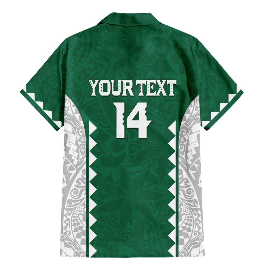 Custom Hawaii Volleyball Family Matching Mermaid Dress and Hawaiian Shirt Hawaiian Kakau Pattern