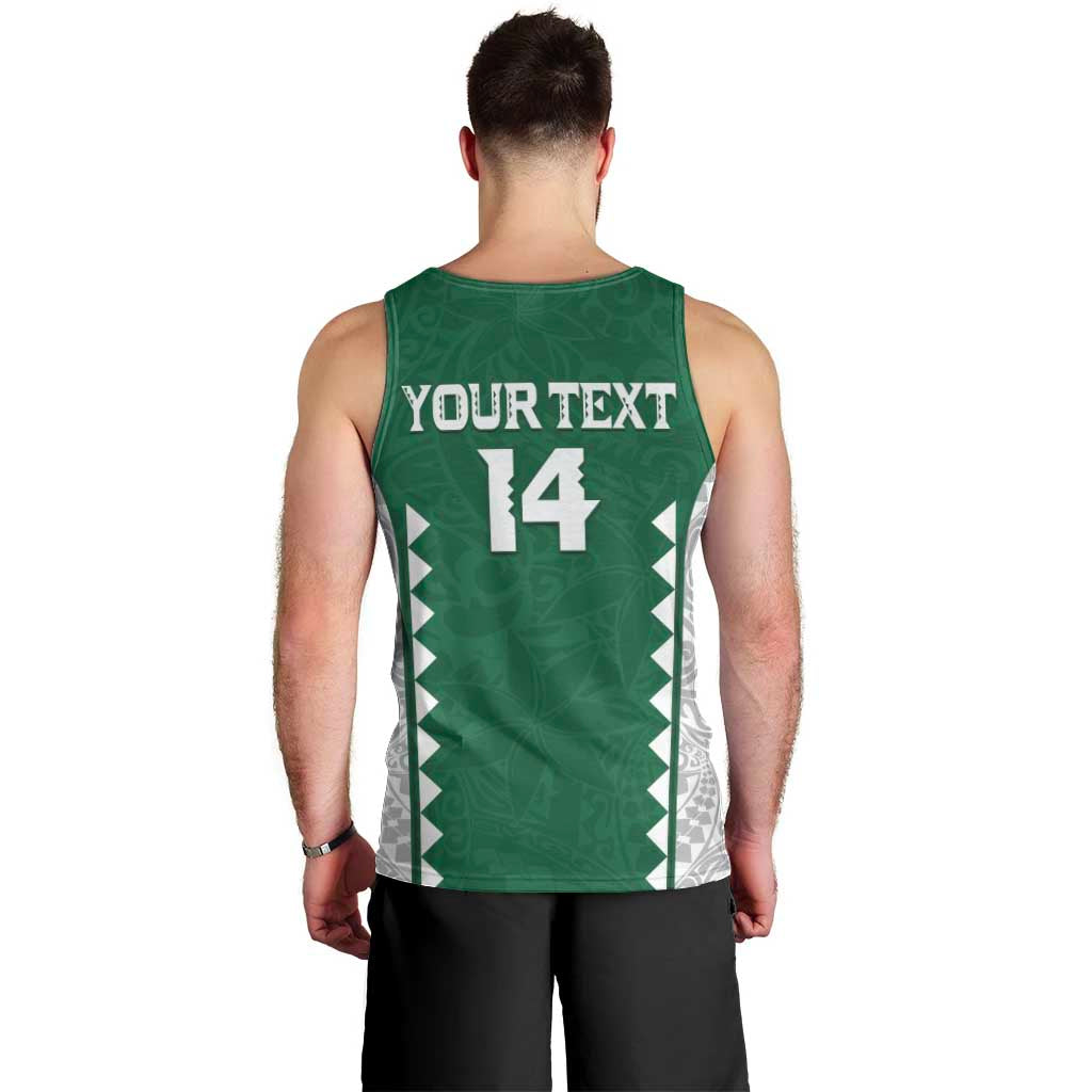 Custom Hawaii Volleyball Men Tank Top Hawaiian Kakau Pattern