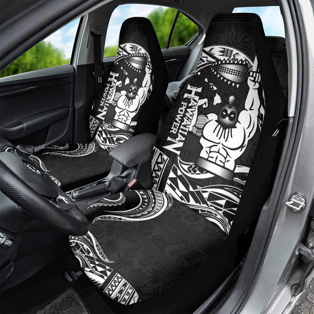 Black Hawaii Ikaika Warrior Car Seat Cover Hawaiian Power