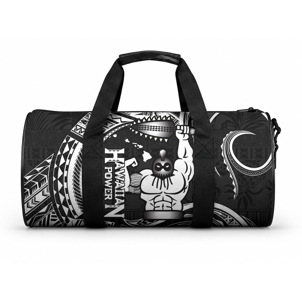 Black Hawaii Ikaika Warrior Duffle Bag Hawaiian Power LT14 One size Black - Polynesian Pride