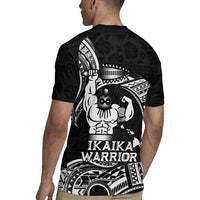 Black Hawaii Ikaika Warrior Rugby Jersey Hawaiian Power