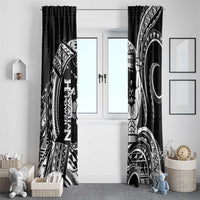 Black Hawaii Ikaika Warrior Window Curtain Hawaiian Power