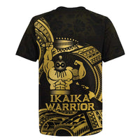 Gold Hawaii Ikaika Warrior Rugby Jersey Hawaiian Power
