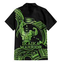 Green Hawaii Ikaika Warrior Family Matching Mermaid Dress and Hawaiian Shirt Hawaiian Power